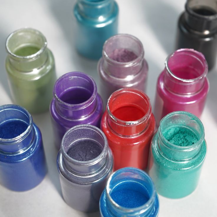 24-Color Mica Pigment Powders Set
